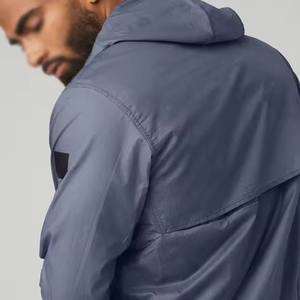 Ensemble court 2 pièces coupe-vent coupe-vent personnalisé pour hommes nouveau costume coupe-vent élégant de sport couleur bloc fermeture éclair - Product Image 6