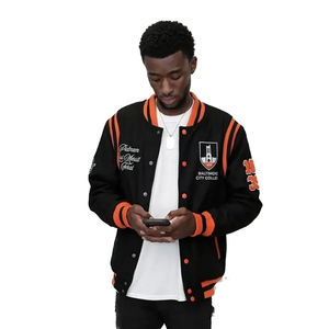 Veste Letterman brodée pour hommes Veste universitaire personnalisée de haute qualité pour les écoles et les équipes sportives - Product Image 1