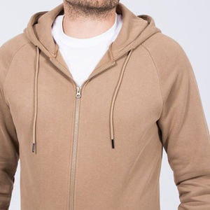 High Quality Cotton Oversize Hoodie for Men Thick Fleece Drop Shoulder Plain Blank Embroidered Customizable Winter Hoodies - Product Image 2