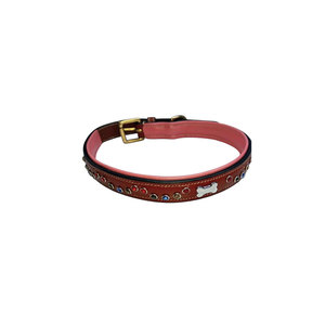 Collar ajustable de lujo para caminar para perros 2025, cuero Premium con cintas, decoración, patrón de impresión, logotipo personalizado - Product Image 1