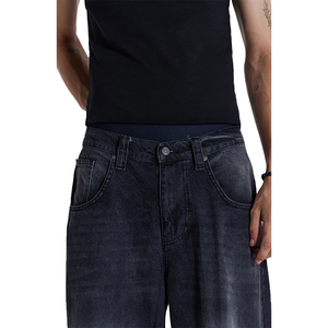 Pantalones de chándal desgastados informales para hombre de alta calidad, transpirables, ecológicos, ligeros, personalizables, logotipo y precio de diseño - Product Image 5