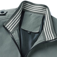 Blouson d'hiver zippé personnalisé en toile de coton rembourré, imprimé sur mesure, couleur personnalisée