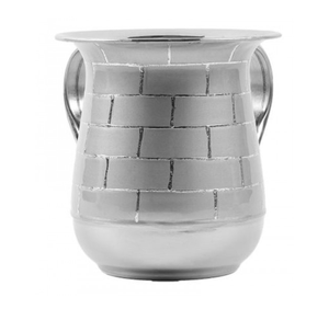 แก้วล้างหน้าสแตนเลส ผู้ผลิตอินเดีย ชุดห้องน้ำ แก้วล้างหน้าทองเหลืองลายนูน 50 ออนซ์ แก้วล้างหน้าลายตอก ขายดี - Product Image 3