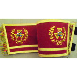 ผ้ากันเปื้อนสำหรับช่างก่ออิฐที่มีปกอัญมณีงานเย็บปักถักร้อยทรงสี่เหลี่ยม - Product Image 4