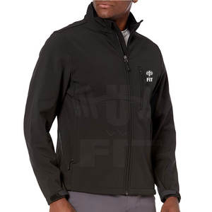 Chaqueta Softshell de alta calidad para hombre, a prueba de viento, tela de lona de invierno, cuello con capucha, recién llegado, servicio OEM disponible - Product Image 3