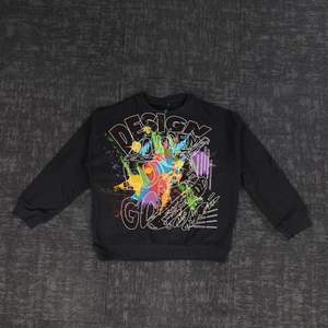 Sudadera Extra Grande Personalizada de Estilo Urbano para Hombre, Lavada y Decolorada al Sol, de Algodón, Manga Larga, con Logotipo Estampado en Relieve - Product Image 5