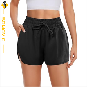 Shorts Deportivos de Mujer, Cintura Alta, Ajustados, 100% Algodón, Estampado de Leopardo, Secado Rápido, Ligeros, Transpirables, Envío Inmediato para UE/EE. UU. - Product Image 1