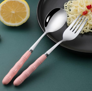 Vaisselle Argent Brillant Fini Couverts Poignée Métallique Fête De Mariage Couverts À Manger Maison Cuisine à Bas Prix - Product Image 5