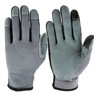 Gants de mécanicien antichoc personnalisés en gros cuir synthétique coton construction travail gants de sécurité outils à main antidérapants impact - Product Image 5