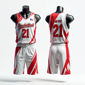 Uniformes de baloncesto RTS, personalizados por sublimación, ropa deportiva para hombre, de secado rápido, transpirable, camisetas de baloncesto de alta calidad. - Product Image 4