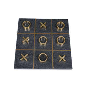 Vente en gros incroyable ensemble de jeu de morpion en marbre blanc de la plus haute qualité pour les enfants - Product Image 6