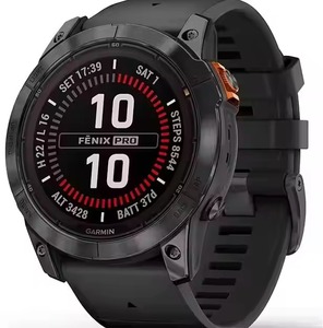 Montre connectée multisports GPS Garmin Fenix 7X Pro Sapphire Solar avec double caméra, calendrier et alarme - Product Image 1
