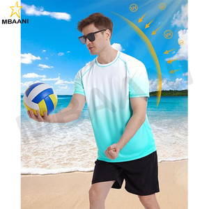 Camiseta de Natación para Hombre de Manga Corta, Protección Solar UV UPF 50+, Protección contra Erupciones, Secado Rápido, para Surf, Playa, Pesca - Product Image 3