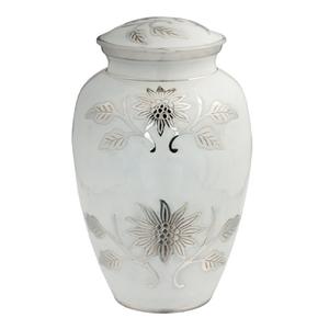 Urnes de crémation pour adultes en laiton de haute qualité avec bande de gravure en étain et urnes funéraires en métal fini noir pour cendres humaines - Product Image 3