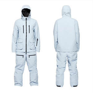 Chaqueta de esquí con capucha impermeable personalizada para hombre, ropa deportiva transpirable a prueba de viento cálida, abrigos de invierno con cierre de cremallera de talla grande - Product Image 6