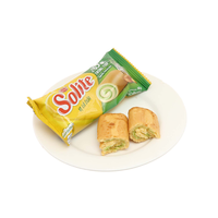 Vente en gros rouleau Solite gâteau éponge 360g saveur de feuille de Pandan douce et fraîche