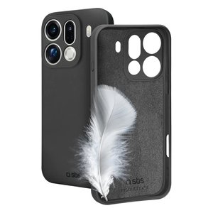 Funda para Teléfono Móvil INSTINCT Negra de TPU y PC para Oppo Find X9 Pro, con Logotipo Personalizado, Hecha en Italia - Product Image 1