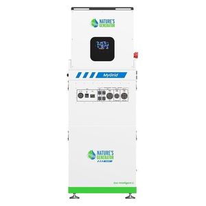 Generador Solar Apilable Natures Generator de 10KW, Kit con 8 Paneles Solares Rígidos de 410W, Interruptor de Transferencia Automática de 50A, Batería Solar - Product Image 2