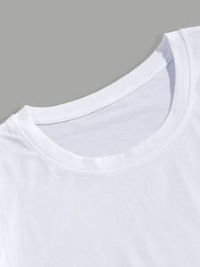 Camisetas de moda de verano, Camiseta lisa de gran tamaño, ropa deportiva, ropa de calle, tela transpirable suave y cómoda, venta al por mayor - Product Image 2