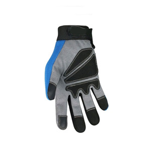 Gants de sécurité de travail de mécanicien de meilleure qualité pour l'extérieur, taille XL, vente en gros de gants de protection des mains bon marché en cuir - Product Image 4