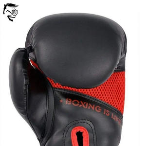 Venta caliente Guantes de boxeo de color personalizados Cuero de vaca y PU para adultos Competiciones Patrón impreso - Product Image 6
