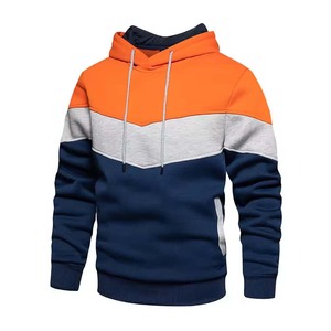 Sweat à capuche classique en coton lourd 100% imprimé et brodé pour l'hiver, plusieurs couleurs - Product Image 1