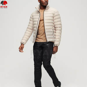 Haute qualité décontracté hommes hiver bouffantes toile tissu coupe-vent respirant confortable avant Logo - Product Image 4