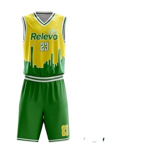 Uniformes de Baloncesto de Diseño Personalizado y Calidad Profesional, Conjunto de Camiseta de Baloncesto sin Mangas 100% Poliéster - Product Image 1