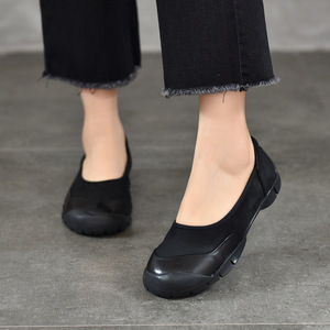 Mocassins et chaussures Oxford en cuir pour femmes, confortables, à talon plat, pour le bureau, les fêtes, les mariages et les tenues décontractées quotidiennes - Product Image 2