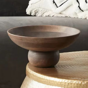 Tazón de Madera con Base - Vajilla - Product Image 1