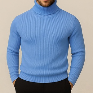 Suéter de Cuello Alto Personalizado, Tejido Acanalado, Informal, de Alta Calidad, Forrado, Suave, Venta al Por Mayor Directa de Fábrica ODM - Product Image 4