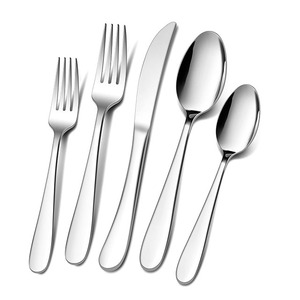 Venta al por mayor restaurante 4 piezas cubiertos de oro cena cucharas tenedores y cuchillo cubiertos de acero inoxidable para boda - Product Image 4