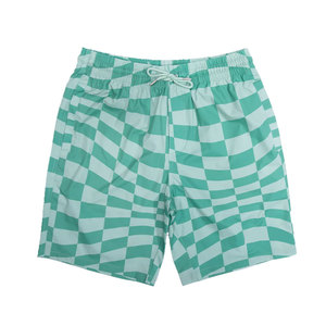 Pantalones cortos de baño personalizados con precio al por mayor, estilo de fitness con decoración de patrones y bolsillos, color y tamaño personalizables - Product Image 1