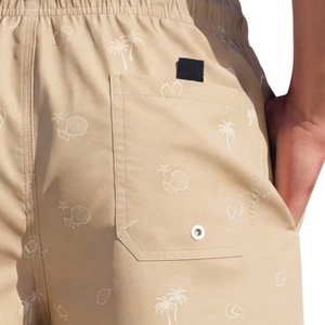 Shorts de plage décontractés pour hommes, séchage rapide, respirants, caleçons de bain, taille élastique avec cordon de serrage, imprimés, logo avant, poche de sport, doublure estivale - Product Image 5
