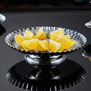 Yurtrain Piatto Ovale in Acciaio Inox Stile Coreano per Tè all'Aperto, Vassoio per Frutta Secca, Ornamenti Creativi, Ciotola per Snack e Frutta - Product Image 6