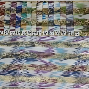 Tissu numérique Roto Zohra de qualité supérieure avec finition dorée Jari 44 pouces pour vêtements, robes, textile en gros, matériel de fournisseur OEM ODM - Product Image 3