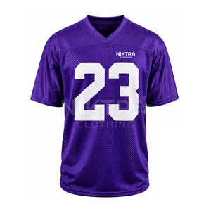 Jersey de Fútbol Americano Hecho a Medida en Pakistán, Resistente, Transpirable, de Manga Corta, Ecológico y de Secado Rápido - Product Image 2