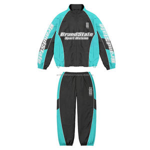 2025 Plus Size <b>Top</b> Sale Custom Windbreaker Wholesale for Men Zip up Two Piece Nylon Outdoor Waterproof Clothing <b>Set</b> for Men - Product Image 1