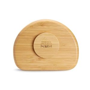 Eco-Friendly <b>Bamboo</b> <b>Suction</b> <b>Plate</b> Non-Toxic & Safe Dinnerware for Babies & Toddlers Divided Design - Product Image 2