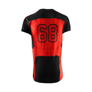 Personnalisable de haute qualité Maillot de football américain à manches courtes Ensemble uniforme d'équipe respirant - Product Image 2