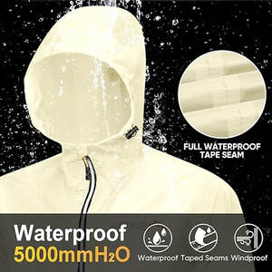 Veste coupe-vent en jean vintage légère et imperméable pour hommes, à séchage rapide, écologique, pour l'extérieur, la randonnée et l'hiver - Product Image 3