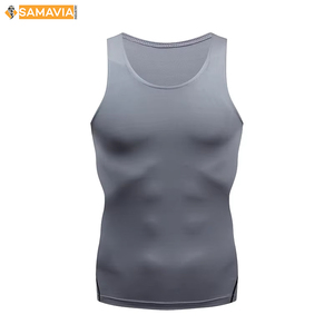 Samavia Tank Top Stripe Contraste Trim Transpirable Casual tarifa al por mayor precio barato sublimación womentank Top OEM fabricantes - Product Image 4
