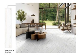 Azulejo de porcelana de suelo de cerámica de superficie mate clásico moderno de 200x1200mm diseño de aspecto de madera antideslizante para paredes interiores de Hotel - Product Image 6