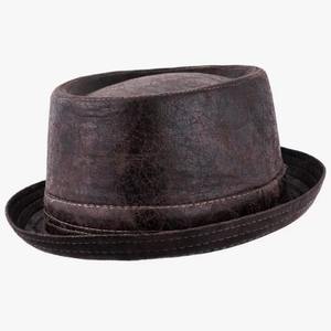 Chapeau en cuir de Cowboy confortable pour hommes, dernière conception décontractée applicable aux adultes, chapeau en cuir ignifuge de haute qualité - Product Image 4