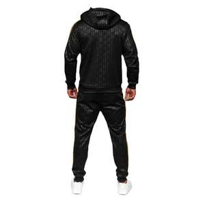 ชุดวอร์มผู้ชายแบบมีฮู้ดสำหรับฤดูหนาว ผ้าฝ้าย 100% เสื้อแจ็คเก็ตกันลมแบบมีซิป ระบายอากาศได้ดี แห้งเร็ว - Product Image 2