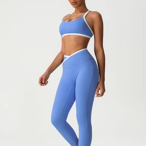 Conjunto de yoga para mujer al por mayor: conjunto de dos piezas de fitness transpirable para ejercicio de yoga. Adecuado para mujeres. - Product Image 2