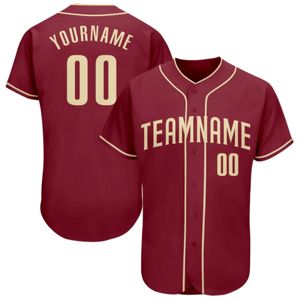 Fabricant sur mesure OEM, concevez votre propre maillot de baseball personnalisé disponible en plusieurs couleurs et tailles - Product Image 1