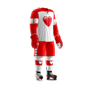 Uniformes personalizables de hockey sobre hielo para adultos, camisetas de hockey de nuevo equipo con concha corta y calcetines, Diseña tus propios conjuntos de estilo - Product Image 3