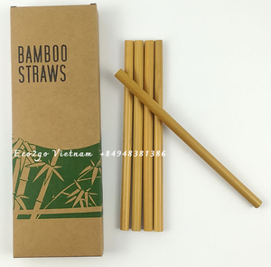 Pailles à boire en bambou biodégradables/pailles en bambou naturel/pailles en bambou réutilisables en vrac fabriquées au Vietnam - Product Image 5