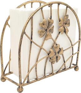 ที่ใส่ผ้าเช็ดปากโลหะหรูหราและทนทานดีไซน์คลาสสิกสำหรับใช้ในห้องครัวรับประทานอาหาร - Product Image 4